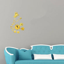 Load image into Gallery viewer, Acrylic Clocks Watch Wall Clock Modern Design 3D Mirror Watches Home Decoration Living Room 3D Mirror Surface Wall Clock Creative Mute Wall Stickers for Home Living Room Office Decoration Gifts