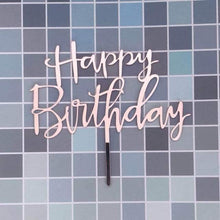 Load image into Gallery viewer, Acrylic One Cake Topper Top Cake One Cake Topper Birthday Cake Topper Double Sided For Anniversaries And Parties Birthday Party Cupcake Toppers Flags Wedding Baby Shower Supplies Lovely Baking Dessert Decorations