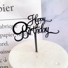 Load image into Gallery viewer, Acrylic One Cake Topper Top Cake One Cake Topper Birthday Cake Topper Double Sided For Anniversaries And Parties Birthday Party Cupcake Toppers Flags Wedding Baby Shower Supplies Lovely Baking Dessert Decorations