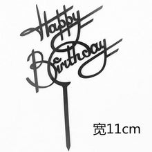 Load image into Gallery viewer, Acrylic One Cake Topper Top Cake One Cake Topper Birthday Cake Topper Double Sided For Anniversaries And Parties Birthday Party Cupcake Toppers Flags Wedding Baby Shower Supplies Lovely Baking Dessert Decorations