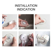Load image into Gallery viewer, Acrylic Toilet Paper Holder Tissue Rack Wall Mounted Bathroom Kitchen Roll Holder Paper Tissue Rack Hook Modern Black Hanger Toilet Tissue Roll Holders Dispenser And Hangers Wall Mounted For Bathroom Kitchen