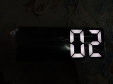 Load image into Gallery viewer, Acrylic/Mirror Alarm Clock LED Digital Clock Voice Control Snooze Time Temperature Display Night Mode Digital Alarm Clock, LED Bedside Clock with 6-Level Brightness Dual Alarm Adjustable Volume with 3 Alarm Sound Alarm Clock for Bedroom Office