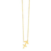 将图片加载到图库查看器,14K Yellow Gold Sagittarius Necklace