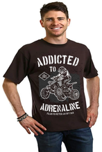 Load image into Gallery viewer, Addicted To Adrenaline Men's Bamboo Viscose/Organic Cotton Short Sleeve Graphic T-Shirt