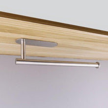 将图片加载到图库查看器,Adhesive Paper Holder Gold 304 Stainless Steel Stand Toilet Paper Towel Rack Tissue Roll Hanger For Kitchen Bathroom Free Nail Stainless Steel Toilet Tissue Roll Holder Sticky Hand Towel Hanger Vertical Or Horizontal No Drilling