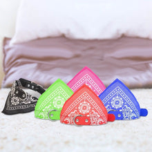 Load image into Gallery viewer, Adjustable Bandana Leather Pet Collar
