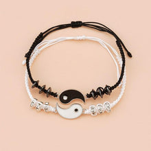 Load image into Gallery viewer, Adjustable Couple Bracelet For Friendship Relationship Girlfriend Best Charm Bracelets Rope Cord Bracelet Set Bangle For Couple Matching Puzzle Pendant Bracelet