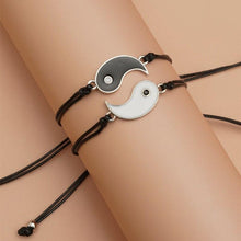 Load image into Gallery viewer, Adjustable Couple Bracelet For Friendship Relationship Girlfriend Best Charm Bracelets Rope Cord Bracelet Set Bangle For Couple Matching Puzzle Pendant Bracelet