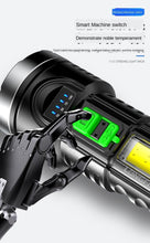 Load image into Gallery viewer, Adjustable Rechargeable Strong Mini Pocket Sized Flashlight LED Multifunctional High Lumen Light Ultra-bright Portable Flashlights Outdoor Waterproof Flashlight For Running Walking