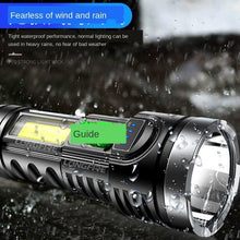 Load image into Gallery viewer, Adjustable Rechargeable Strong Mini Pocket Sized Flashlight LED Multifunctional High Lumen Light Ultra-bright Portable Flashlights Outdoor Waterproof Flashlight For Running Walking