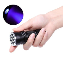 将图片加载到图库查看器,Adjustable Rechargeable UV Flashlight Black Light 21LED 12LED Handheld Portable Torch Light Ultraviolet Flashlight Detector Flashlight Torch For Bed Bug Dog Urine Pet Stains Matching With Pet Odor Eliminator