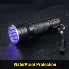 将图片加载到图库查看器,Adjustable Rechargeable UV Flashlight Black Light 21LED 12LED Handheld Portable Torch Light Ultraviolet Flashlight Detector Flashlight Torch For Bed Bug Dog Urine Pet Stains Matching With Pet Odor Eliminator