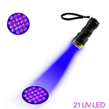 将图片加载到图库查看器,Adjustable Rechargeable UV Flashlight Black Light 21LED 12LED Handheld Portable Torch Light Ultraviolet Flashlight Detector Flashlight Torch For Bed Bug Dog Urine Pet Stains Matching With Pet Odor Eliminator