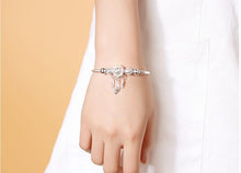 将图片加载到图库查看器,Adjustable Sterling Silver Dreamcatcher Feather Round Bead Charm Bracelet Bangle Adjustable Polished Hollow Out Bracelet For Women Girl Teen Mother Friend Friendship Cute Luxury Jewelry Birthday Gift