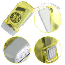 将图片加载到图库查看器,Adjustable Super Bright LED Light Hand Press Flashlight Waterproof Wind Up Light Hand Crank Flashlight Torch Light Crank Lamp Power For Hiking Outdoor Home Camping