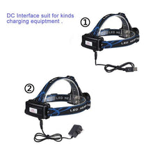 Load image into Gallery viewer, Adjustable USB Rechargeable IR Sensor Super Bright Headlight Battery For Long Working Time LED Headlamp Fishing Waterproof Head Light Lamp Perfect For Running Camping