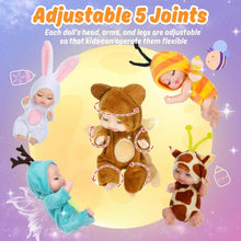 Load image into Gallery viewer, Adorable 4.3" Reborn Doll - Mini Cute Sleeping Youngsters Series