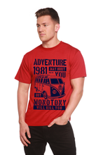 Load image into Gallery viewer, Adventure 1981 Men's Bamboo Viscose/Organic Cotton Short Sleeve Graphic T-Shirt