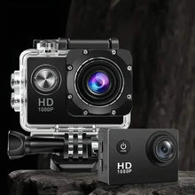 Load image into Gallery viewer, Ultra HD 1080P Action Camera – 140° Wide Angle, Fisheye Lens, LCD Display
