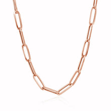 Load image into Gallery viewer, 14K Rose Gold Bold Paperclip Chain (4.2 mm)