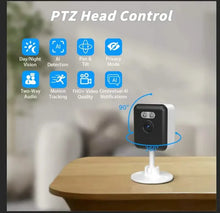 Load image into Gallery viewer, 3MP Smart Home Security Camera – Night Vision, Two-Way Audio, Motion Detection, Alexa Compatible