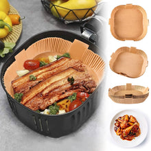 Load image into Gallery viewer, 100-Pack: Air Fryer Disposable Paper Liners