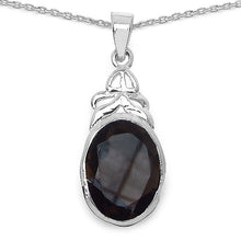 Load image into Gallery viewer, 26.52 Carat Genuine Smoky Quartz .925 Sterling Silver Ring, Pendant and Earrings Set