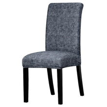 Load image into Gallery viewer, All black flower printed Chair Cover Washable Removable big elastic seat Covers Slipcovers Stretch for banquet hotel arm wedding