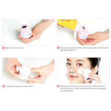 Load image into Gallery viewer, All in One Deep Pore Cleansing Sponge and Brush