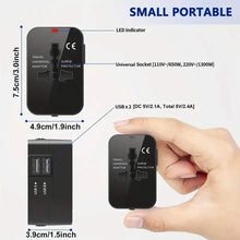 Load image into Gallery viewer, All-in-One Universal Travel Charger with Dual USB Charging Ports