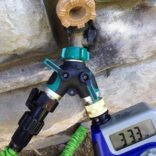 Load image into Gallery viewer, All Metal Body Garden Hose Splitter