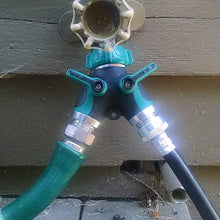 Load image into Gallery viewer, All Metal Body Garden Hose Splitter