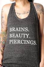 Load image into Gallery viewer, Brains Beauty & Piercings Cosmic Twist Back Tank Top