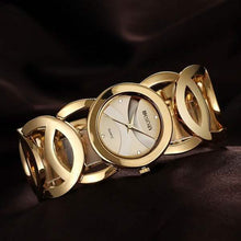 Load image into Gallery viewer, Alloy Band Rhinestone Women Watch Japan Quartz Movement