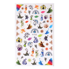 Load image into Gallery viewer, Alphabet Love Shaped Pattern 3D Nail Stickers Slider Valentine Day Decals Foil For Love Nail Art Decoration Pop Art Nail Stickers Sexy Girl Designs Comics Water Transfer Decals Manicure Lips Nail Art Decorations Slider Nail Art Stickers