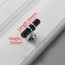 将图片加载到图库查看器,Aluminum Alloy Black Gold Door Handle Wardrobe Kitchen Cabinet Drawer Solid Handle Furniture Handle European Modern Hardware Modern Furniture Cupboard Door Drawer Handles