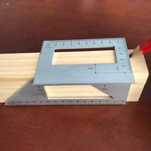 将图片加载到图库查看器,Aluminum Alloy Wooden Square Multifunction Ruler