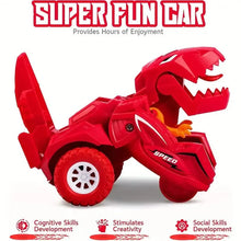 将图片加载到图库查看器,Amazing Transforming Dinosaur Car Deformation Toy