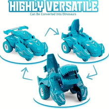 将图片加载到图库查看器,Amazing Transforming Dinosaur Car Deformation Toy