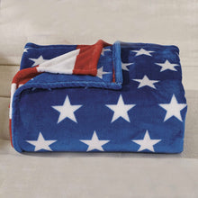 将图片加载到图库查看器,American Flag Ultra-Lush Oversized Throw Blanket