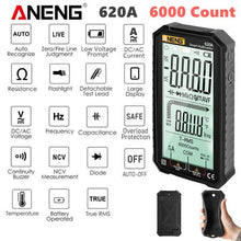 将图片加载到图库查看器,ANENG 4.7-Inch LCD Display 6000 Count AC/DC Digital Multimeter