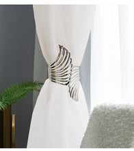Load image into Gallery viewer, Angel's Wing Curtain Strap Modern Simple Curtain Clip Without Punching And Installation Of Metal Decorative Curtain Buckle Curtain Tiebacks Clips For Window Drapes Holdbacks Decorative Sheer Curtain Tiebacks For Girl' Room