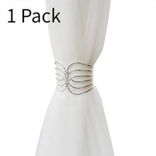 Load image into Gallery viewer, Angel's Wing Curtain Strap Modern Simple Curtain Clip Without Punching And Installation Of Metal Decorative Curtain Buckle Curtain Tiebacks Clips For Window Drapes Holdbacks Decorative Sheer Curtain Tiebacks For Girl' Room