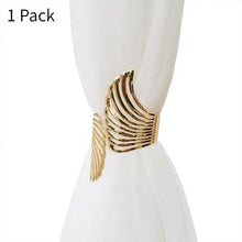 Load image into Gallery viewer, Angel's Wing Curtain Strap Modern Simple Curtain Clip Without Punching And Installation Of Metal Decorative Curtain Buckle Curtain Tiebacks Clips For Window Drapes Holdbacks Decorative Sheer Curtain Tiebacks For Girl' Room