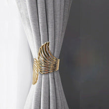 Load image into Gallery viewer, Angel's Wing Curtain Strap Modern Simple Curtain Clip Without Punching And Installation Of Metal Decorative Curtain Buckle Curtain Tiebacks Clips For Window Drapes Holdbacks Decorative Sheer Curtain Tiebacks For Girl' Room