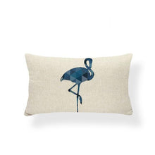 Load image into Gallery viewer, Animal Cushion Pillow Square Linen Printed Cute Elephant Throw Pillow Case Decorative Cushion Cover Pillowcase Plant Geometry Deer Flamingo Flower Pillows Home Decorative Pillowslip Covers 30X50