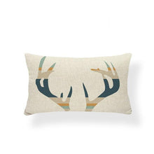 Load image into Gallery viewer, Animal Cushion Pillow Square Linen Printed Cute Elephant Throw Pillow Case Decorative Cushion Cover Pillowcase Plant Geometry Deer Flamingo Flower Pillows Home Decorative Pillowslip Covers 30X50