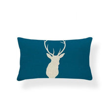 Load image into Gallery viewer, Animal Cushion Pillow Square Linen Printed Cute Elephant Throw Pillow Case Decorative Cushion Cover Pillowcase Plant Geometry Deer Flamingo Flower Pillows Home Decorative Pillowslip Covers 30X50