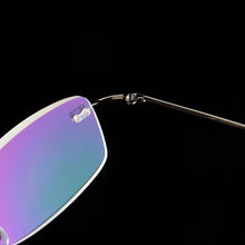 Load image into Gallery viewer, Anti-Blue Light Reading Glasses Ultralight Style Memory Titanium Rimless Reading Glasses For Men & Women Presbyopic Eyeglasses For Everyday Use New Attractive Style