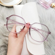 将图片加载到图库查看器,Anti-blue Light Women Men Reading Glasses Eyestrain Computer Reading TV Glasses Stylish Frame Anti Glasses Men And Women Retro Big Frame Myopia Eyeglasses Oversized Ladies Diopter Presbyopia Eyeglasses Frames +1.0 +1.5 +2.0 +2.5 +3.5 +4.0